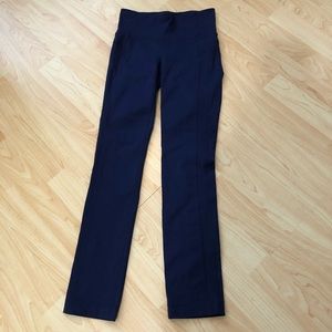 Athleta Skinny Up Navy Blue Yoga Pants Sz XXS.   P23